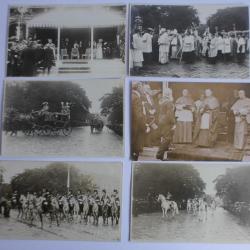 Cartes photos Procession Congr&egrave;s eucharistique Vienne 1912 Autriche