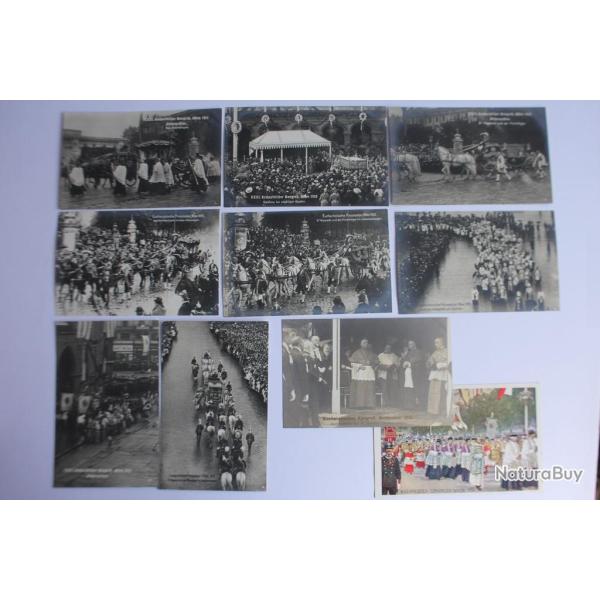 Lot 10 CPA Procession Congr�s eucharistique Vienne 1912 Autriche