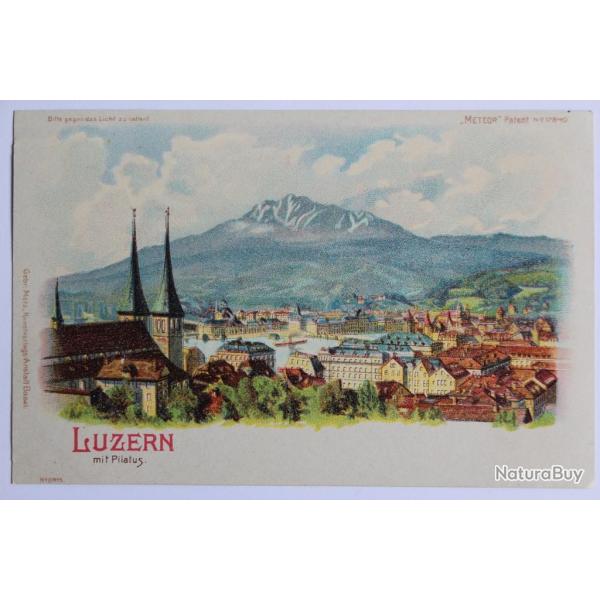 CPA Luzern Litho Meteor Suisse