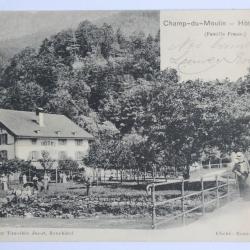 CPA Champ-du-Moulin H&ocirc;tel de la Truite Suisse Famille Frasse