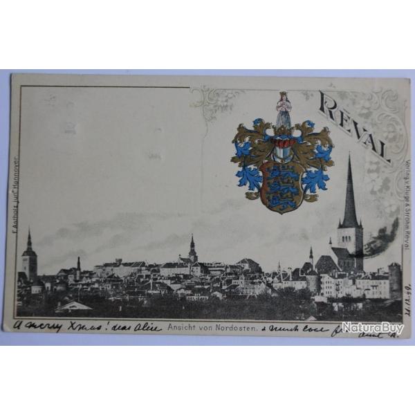 CPA Ansicht von Nordosten R�val Estonie Tallinn