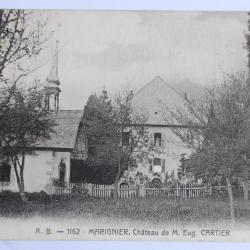 CPA Marignier Ch&acirc;teau de M. Eug. CARTIER Haute-Savoie
