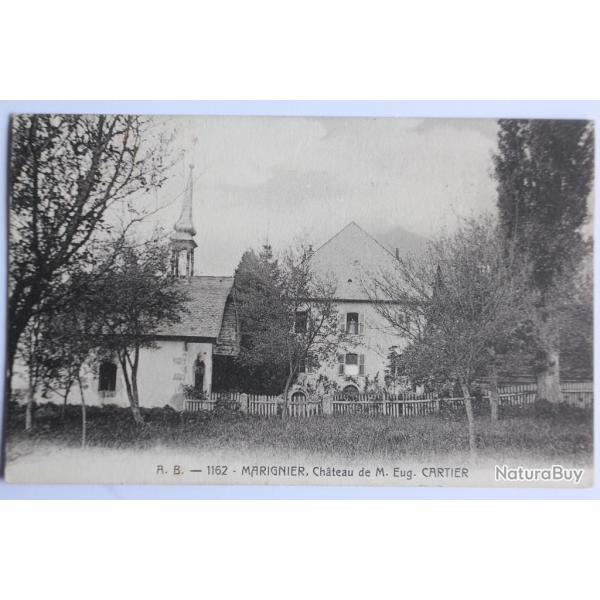CPA Marignier Ch�teau de M. Eug. CARTIER Haute-Savoie