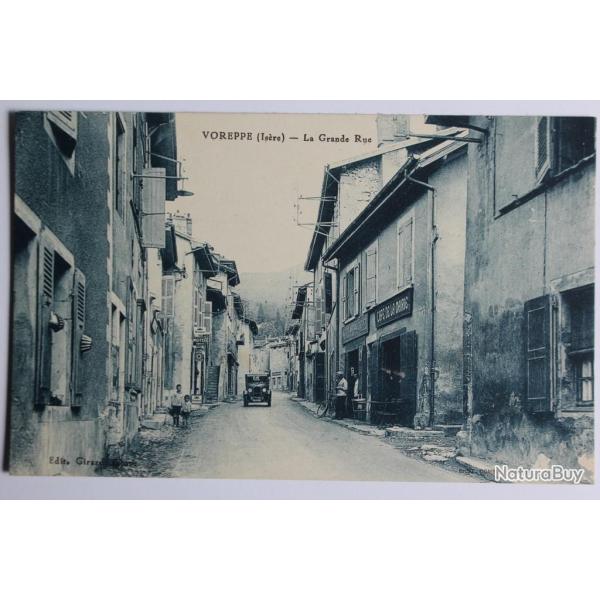 CPA Voreppe La grande rue Caf� de la mairie Is�re