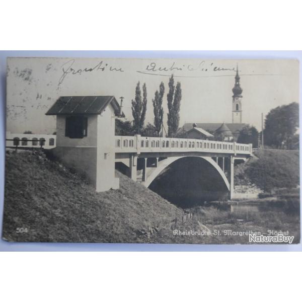 CPA Rheinbr�cke St Margrethen H�chst Suisse