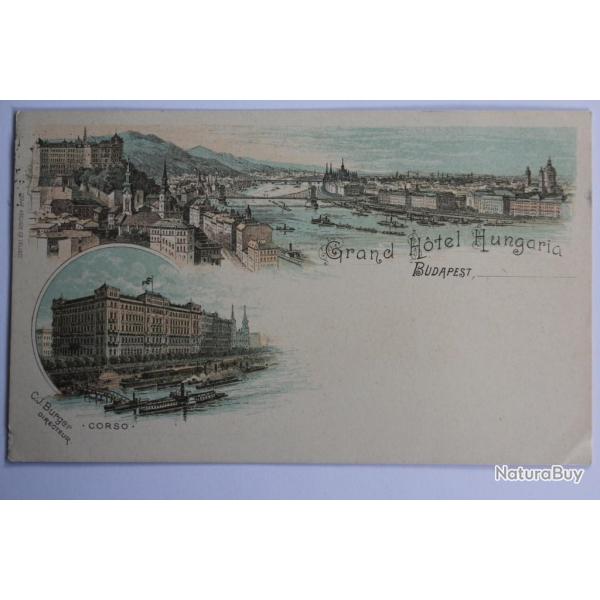 CPA Grand H�tel Hungaria Budapest Hongrie