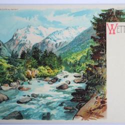 CPA Wetterhorn Litho Meteor Suisse