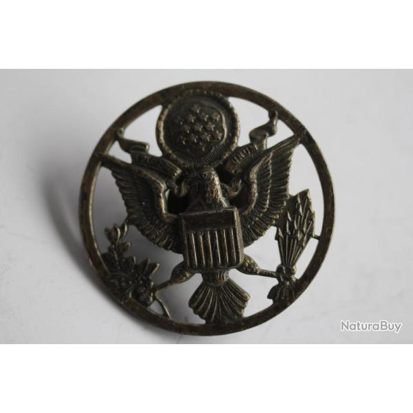 Insigne de casquette militaire US Army E Pluribus Unum Eagle Aigle