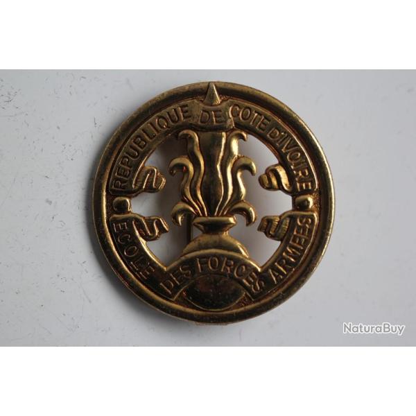 Insigne de bret Rpublique de Cte d'Ivoire cole des Forces armes