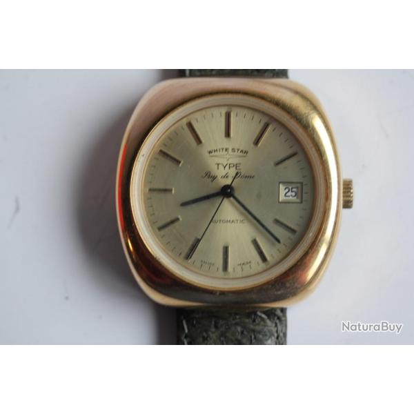 Montre automatique vintage 1970 White Star Puy de D�me