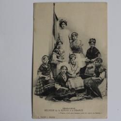 CPA R&eacute;union de la Savoie &agrave; la France 1860-1910