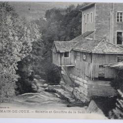 CPA Saint-Germain-de-Joux Scierie et Gouffre de la Semine Ain