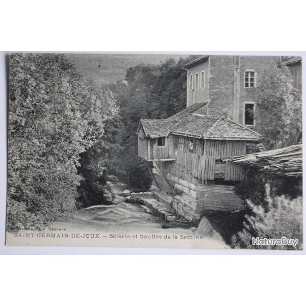 CPA Saint-Germain-de-Joux Scierie et Gouffre de la Semine Ain