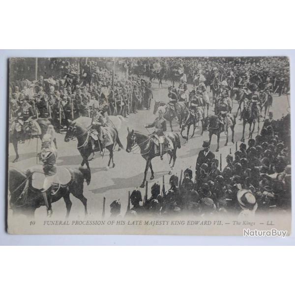 CPA Funeral Procession of his late Majesty King Edward VII