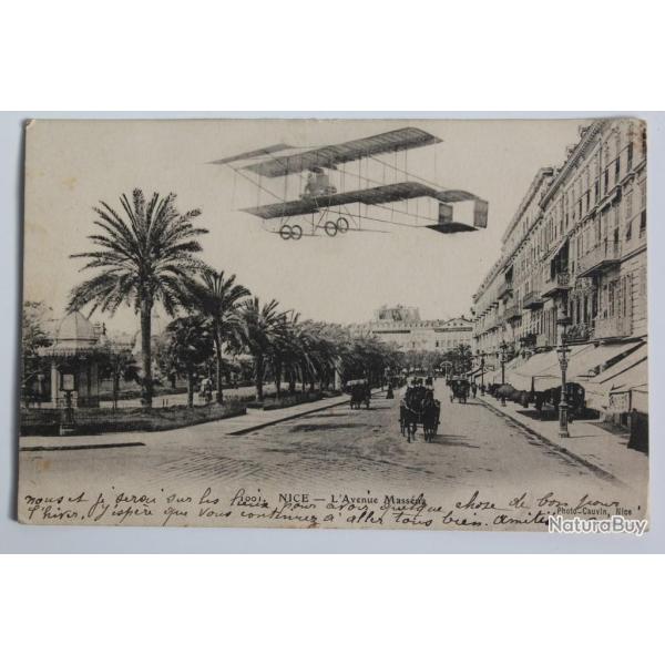 CPA Nice L'Avenue Mass�na Avion Alpes-Maritimes