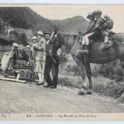 CPA Taninges La Mont&eacute;e au Praz-de-Lys Haute-Savoie