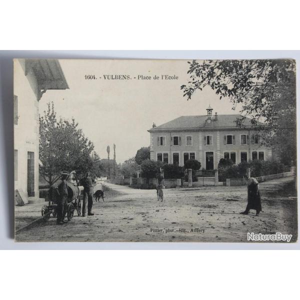 CPA Vulbens Place de l'�cole Haute-Savoie