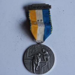 M&eacute;daille de tir Tir d'amiti&eacute; 1975 PP Z&uuml;rich - Gen&egrave;ve Suisse Pompier