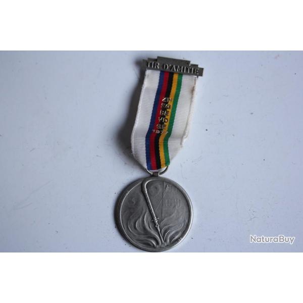 M�daille de tir Tir d'amiti� 1977 Suisse Pompier