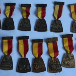 Lot Insignes Sapeurs Pompiers Genève Suisse 1994 / 2006