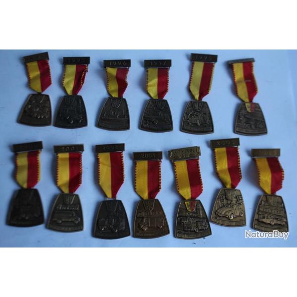 Lot Insignes Sapeurs Pompiers Gen�ve Suisse 1994 / 2006