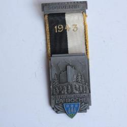 M&eacute;daille de tir Souvenir 1943 Petit calibre l'amicale La Roche Suisse