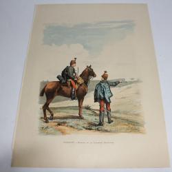 Estampe Girardet Hussard de la Landwehr Hongroise