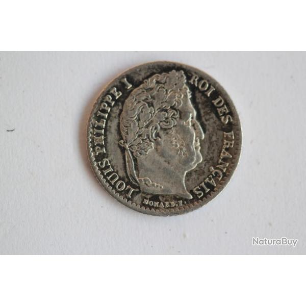 Monnaie argent 1/4 de Franc Louis Philippe 1833 A TTB