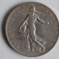 Monnaie argent 2 Francs Semeuse 1912