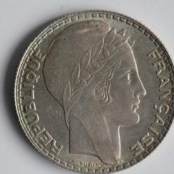 Monnaie argent 10 Francs Turin 1939