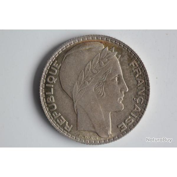 Monnaie argent 10 Francs Turin 1939