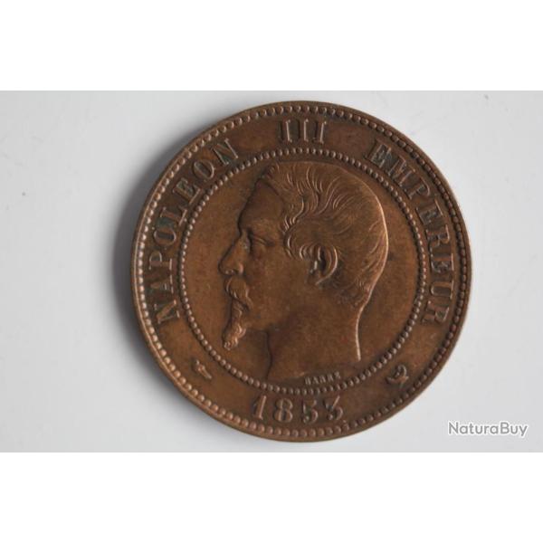 Module de 10 centimes Napol�on III Visite imp�riale � Lille 1853