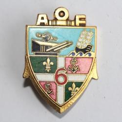 Insigne 6° Régiment d'Artillerie Coloniale A.O.F. Drago H 193