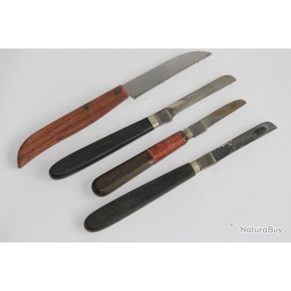 Anciens Couteaux Tailles anches