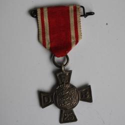 Insigne argent De Danske Forsvarsbrødres 25 ans Danemark