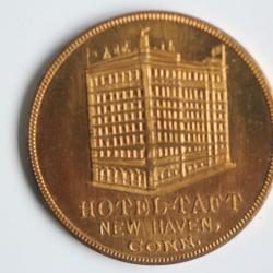 Jeton Good luck Hotel Taft New Haven Connecticut