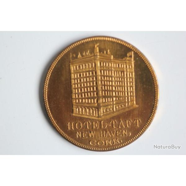 Jeton Good luck Hotel Taft New Haven Connecticut