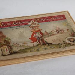 Album Cinquantenaire Tir fédéral Neuchâtel Suisse 1898