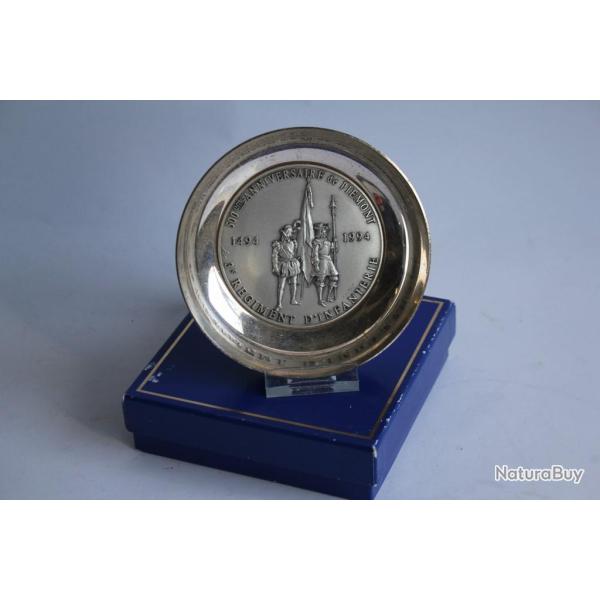 Coupelle militaire 3e R�giment d'infanterie 500e Anniversaire de Pi�mont