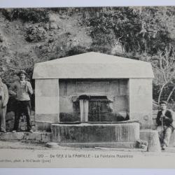 CPA De Gex à la Faucille Fontaine Napoléon Ain