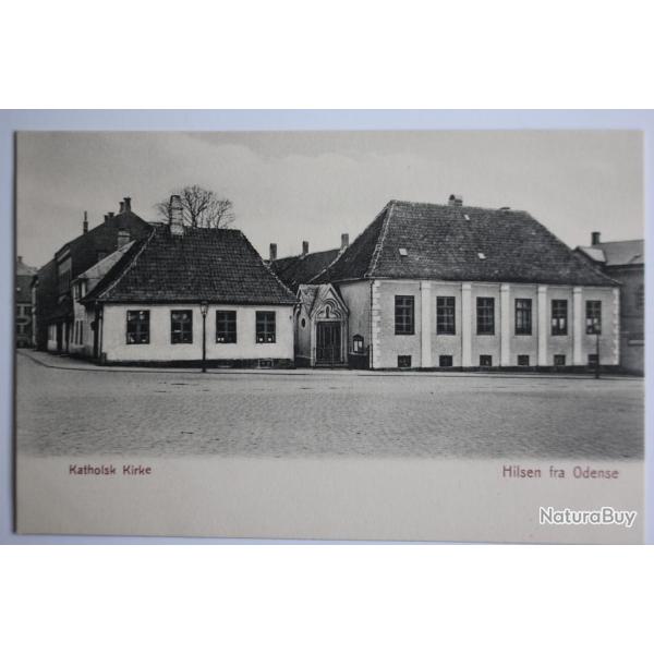 CPA Katholsk Kirke Hilsen fra Odense Danemark �glise catholique