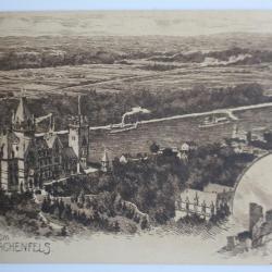 CPA Gruss vom Drachenfels Allemagne