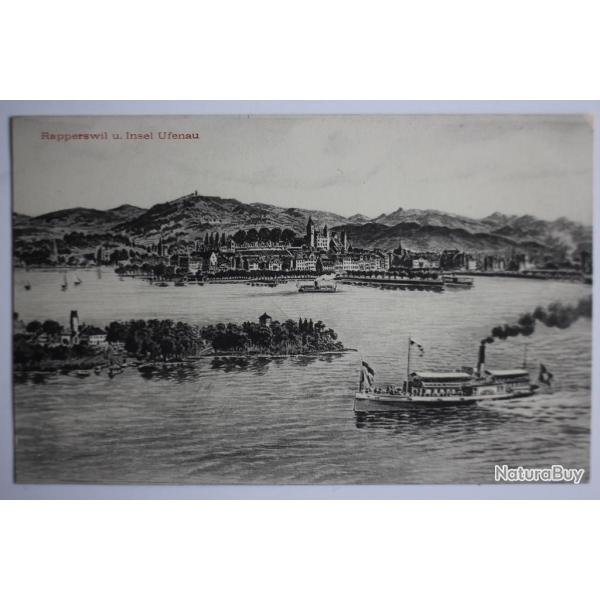 CPA Rapperswil u. Insel Ufenau Saint-Gall Suisse