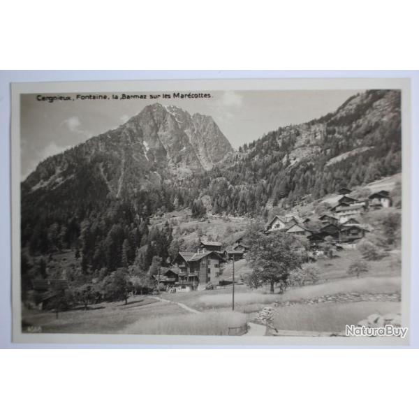CPA Cergnieux Fontaine La Barmaz sur les Mar�cottes Suisse