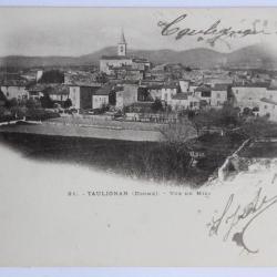 CPA Taulignan Vue du Midi Drôme