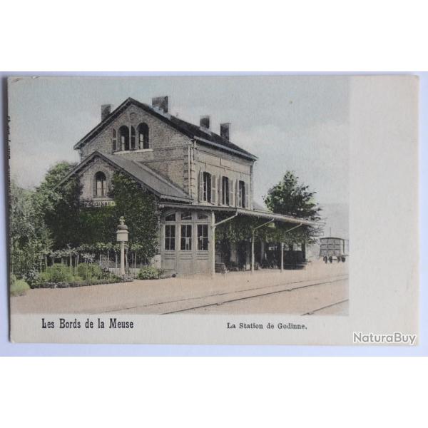 CPA Les Bords de la Meuse La station de Godinne Belgique
