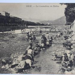 CPA Nice Les lavandières du Paillon