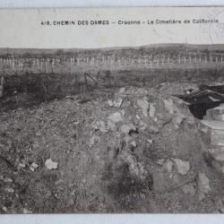 CPA Chemin des Dames Craonne Cimetière de Californie Aisne
