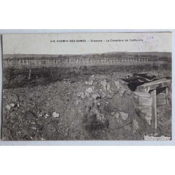 CPA Chemin des Dames Craonne Cimeti�re de Californie Aisne