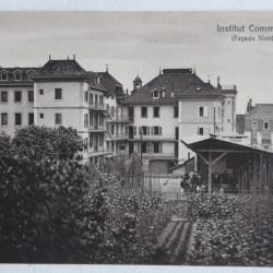 CPA Institut Commercial Rolle (façade Nord-Préau-Jardin) Vaud Suisse